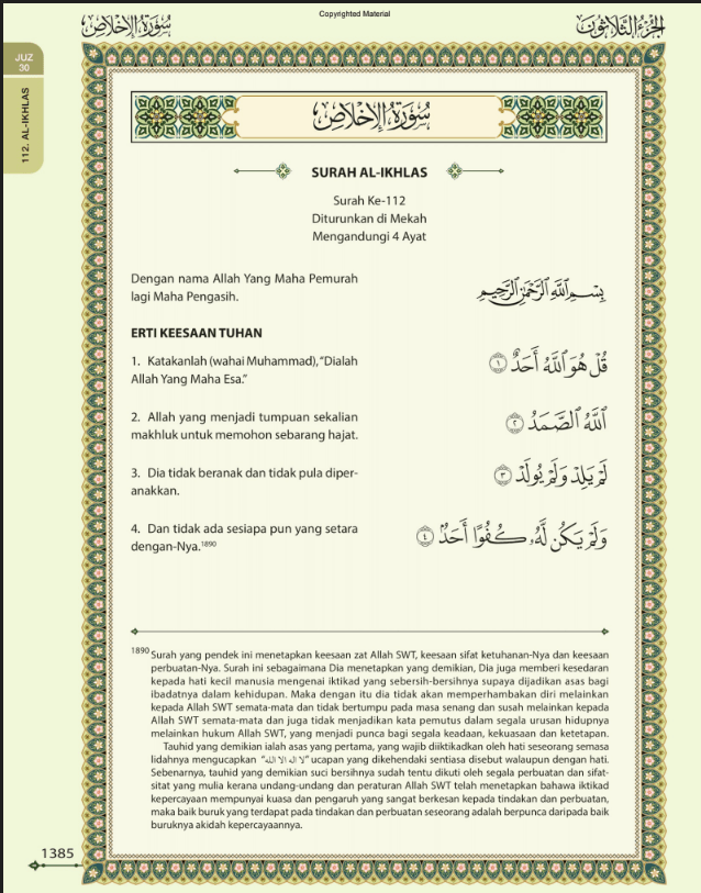Tafsir Pimpinan Ar-Rahman Kepada Pengertian Al-Quran (Edisi Rumi Baharu) - Image 4